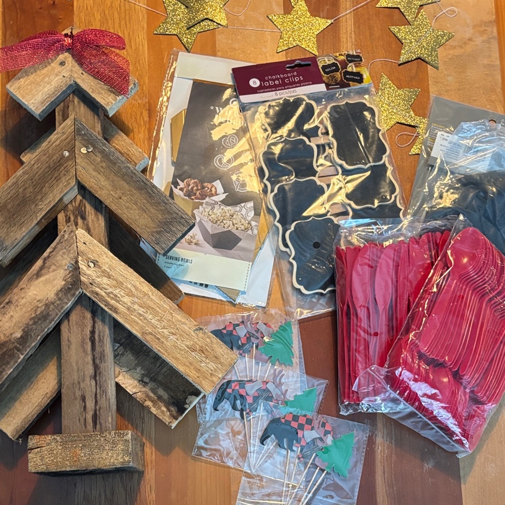 Lumber Jack Party Decor with Accessories